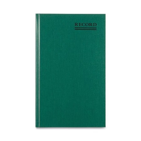 Rediform Nat'lBrand, Emerald Series Account Book, Green Cover, 300 Pages, 12 1/4 X 7 1/4 56131